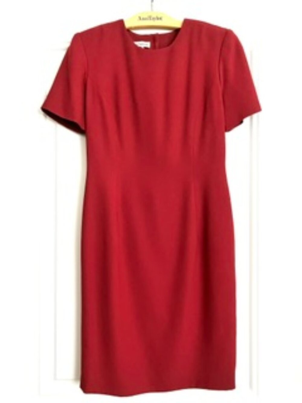 Ann Taylor Short Sleeve Dress, Size 2 , Burnt Red Color
